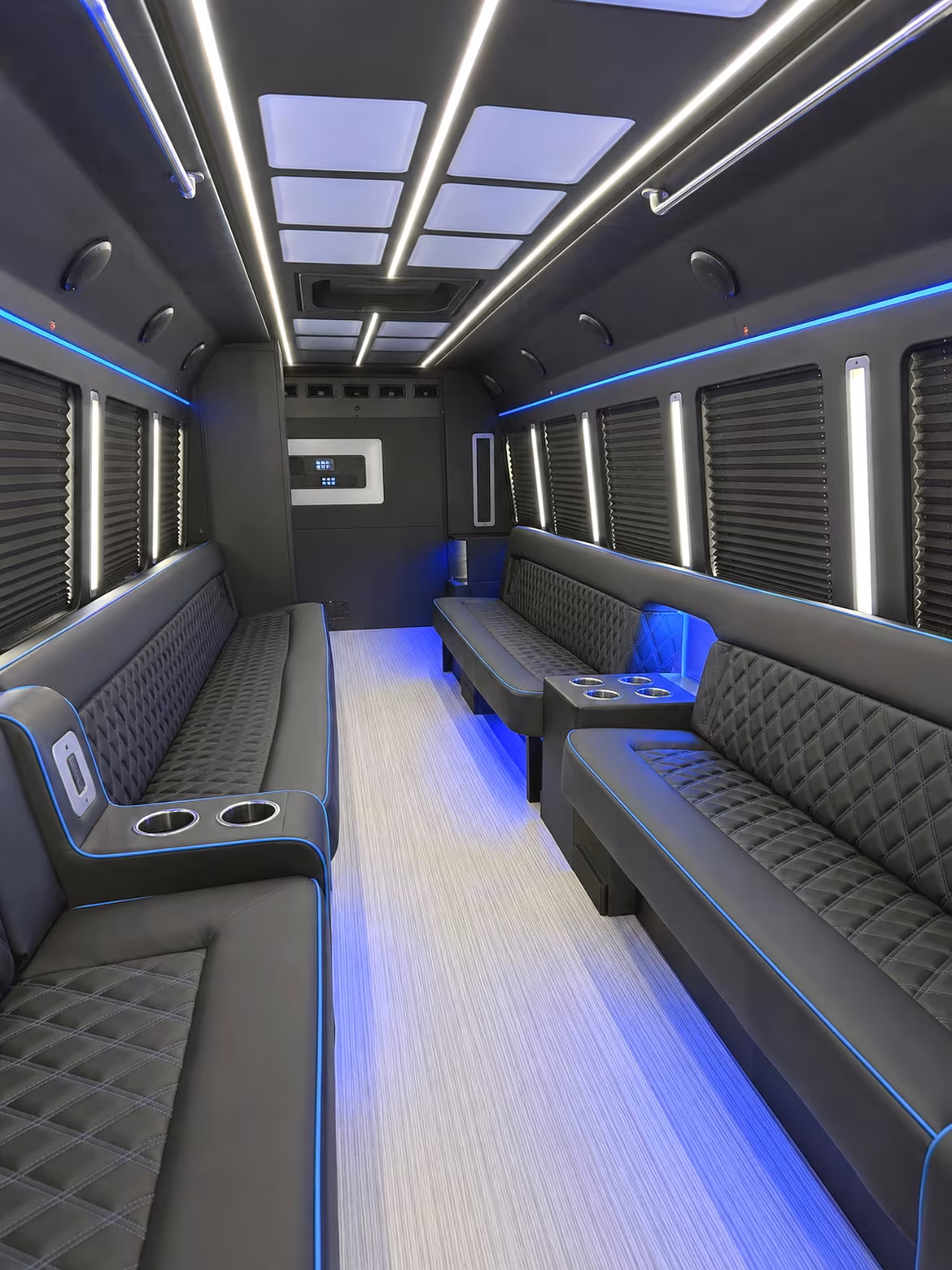 party buses for prom night in omaha led lights sound systems and the ride your group deserves